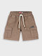Kids Shorts Bermudas Fabric Mocca