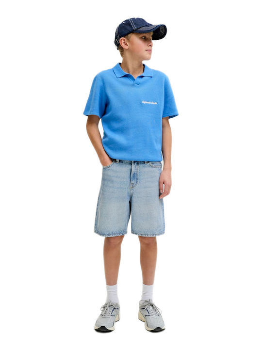 Jack & Jones Kinder Shorts Bermudas Denim Hellblau