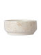 GTSA Servierschale Rund aus Porzellan Beige mit Durchmesser 7cm