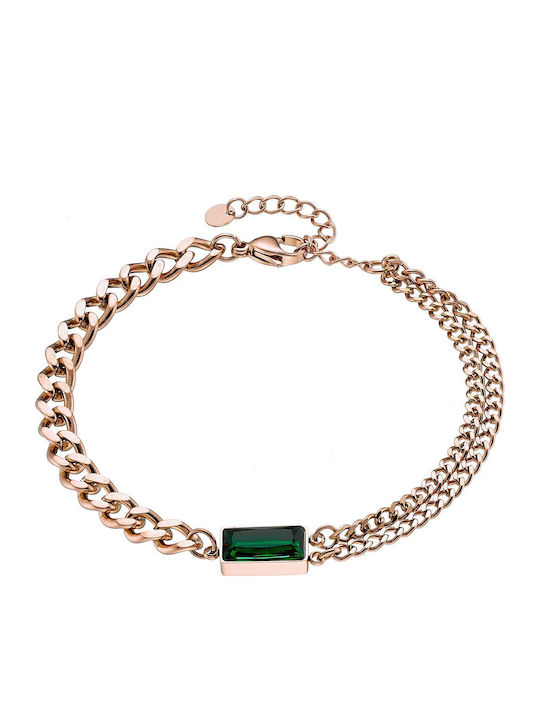 Verorama Women's Bracelet Made of Gold Plated Stainless Steel