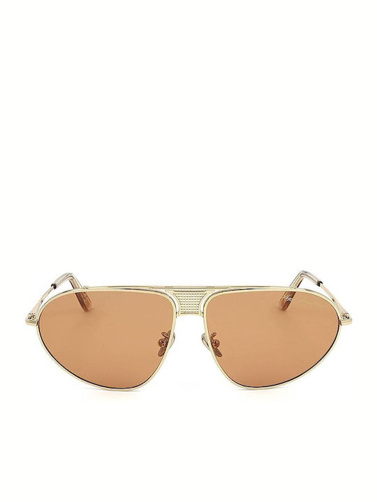 Agent Provocateur Unisex Γυαλιά Ηλίου με Χρυσό Σκελετό και Καφέ Φακό