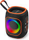 Lamtech Ηχείο Bluetooth 20W με Διάρκεια Μπαταρίας έως 8 ώρες Black Orange LAM980978