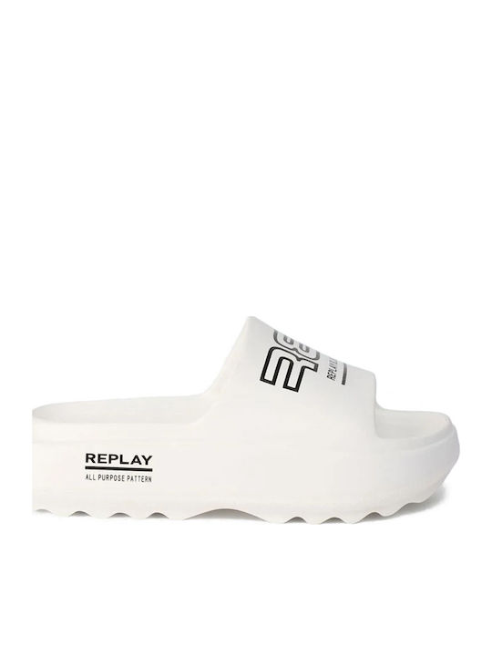 Flip Flops in White Colour