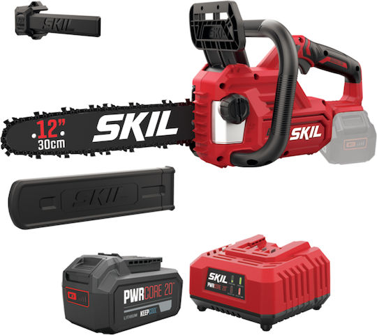 Skil 0534 CA & 3131 AA Κλαδευτικό Αλυσοπρίονο Μπαταρίας 1x4Ah Brushless 20V 2.2kg με Λάμα 30cm