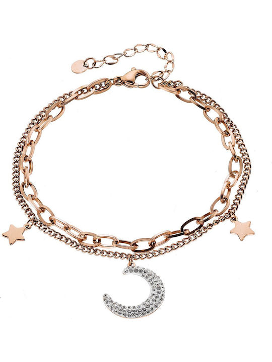 Verorama Women's Bracelet From Gold Plated Stainless Steel