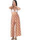 Relax Lingerie Women's Beachwear Pants In Orange Colour
