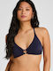 Top De Bikini Cu Burete Albastru