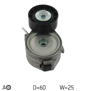 SKF Citroën 1.6 T39126 Πολλαπλών Αυλακώσεων Τεντωτήρας Ιμάντα