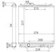 Hart Car Water Radiator for Opel Agila