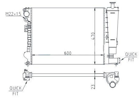 Radiator Peugeot 806 2.0 16v 98 1301.p1