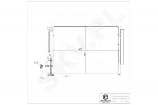 Συμπυκνωτής Κλιματισμού Chevrolet Captiva Opel Antara A 4803973