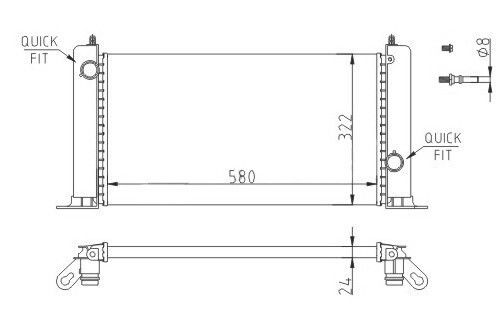 Radiator Stilo 1.6i 16v 01 46766167