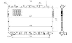 Radiator Lacetti 1.4i 16v 05 96433350