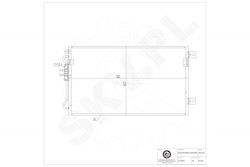 Condensator Aer Condiționat Chrysler Voyager Iv 5142490aa