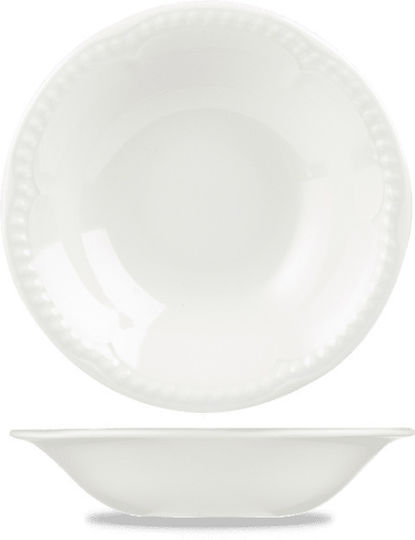 Churchill 1795 Round White Porcelain Serving Bowl 12 Pieces