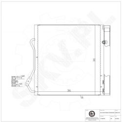 Συμπυκνωτής Κλιματισμού Smart Fortwo Αφυγραντήρα 13198v001 Συμπυκνωτής Κλιματισμού Smart Fortwo Αφυγραντήρα 13198v001