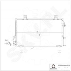 Συμπυκνωτής Κλιματισμού Mazda Cx-5 Kf0361480a