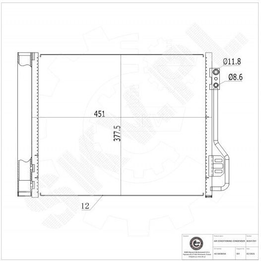 Smart Fortwo Klimakompressor A/C-Trockner 4515000054