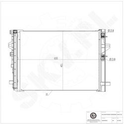 Συμπυκνωτής Κλιματισμού Mercedes A-class B-class Cla Gla A2465000054