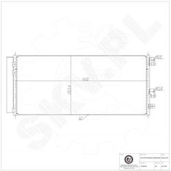 Συμπυκνωτής Κλιματισμού Opel Adam Corsa E Αφυγραντήρα 13486480