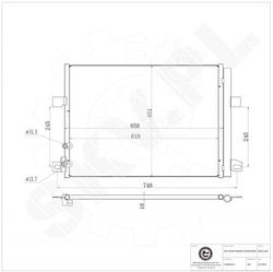 Συμπυκνωτής Κλιματισμού Volkswagen Amarok Αφυγραντήρα 2h0820411