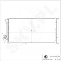 Air Conditioning Condenser Land Rover Discovery Sport Range Rover Evoque A/C Dryer LR075358
