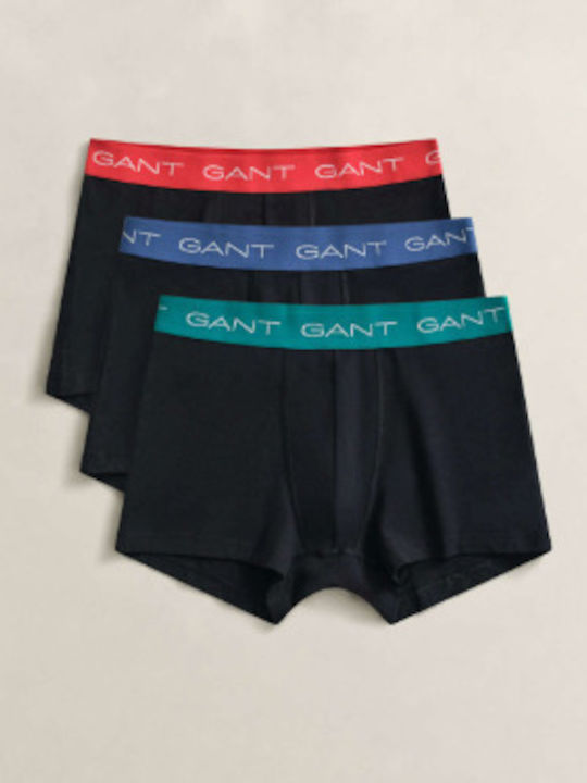 Gant Herren Boxershorts Schwarz 3er Pack