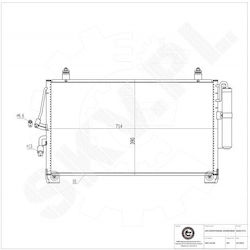 Συμπυκνωτής Κλιματισμού Mitsubishi Outlander I Αφυγραντήρα Mn124248