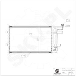 Συμπυκνωτής Κλιματισμού Mazda 5 Αφυγραντήρα C51361480a