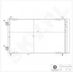 Condensator Climatizare Peugeot 206 Dezumidificator 6455cw