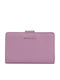 Small Leather Women's Wallet Lilac