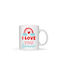 Mug "I Love You Forever" Rainbow