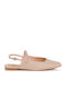 Damen Ballerinas Slingback mit Riemchen / Riemchenverschluss Beiges