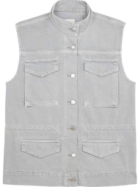 Calvin Klein Αμάνικο Μπουφάν Soft Grey