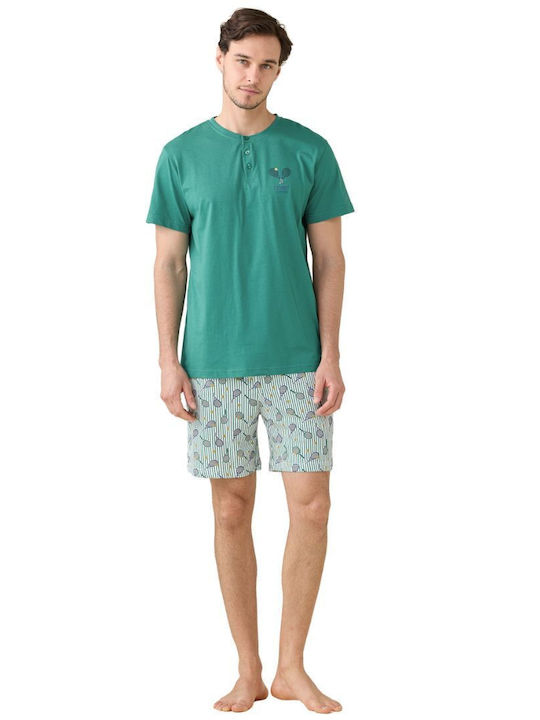 Noidinotte Summer Men's Pyjama Green