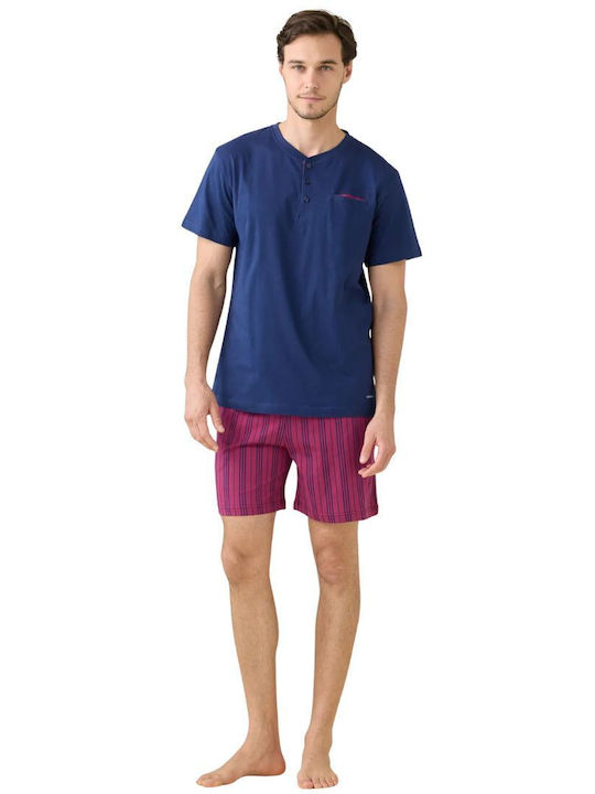 Noidinotte Summer Men's Pyjama Navy Blue