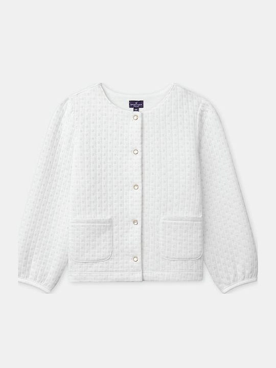 Kids Cardigan White