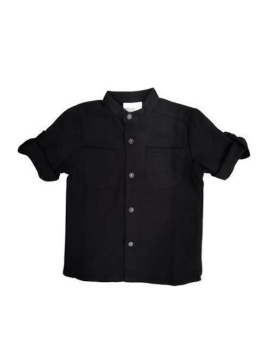 Mamma Natura Tricou Pentru Copii Mâneca Scurtă Din In Negru