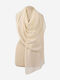 Phymi Women's Beige Shawl 41538 Ivory