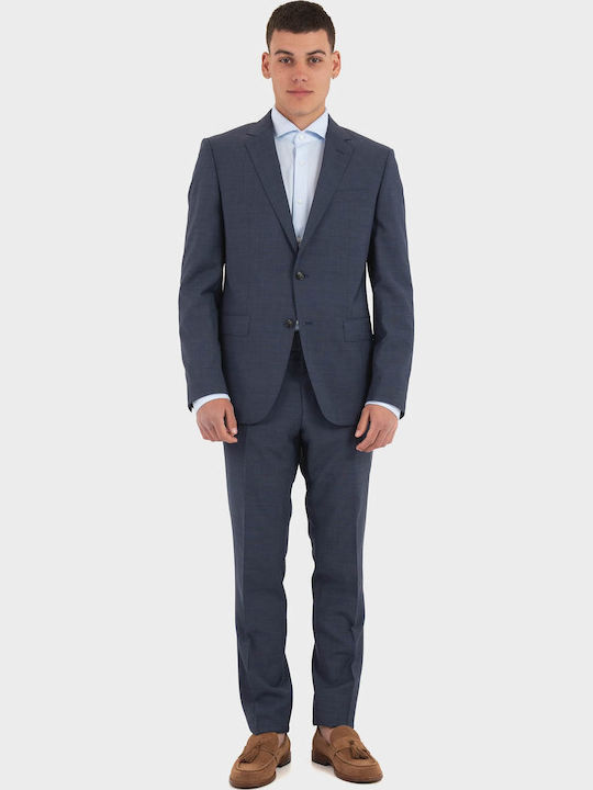 Boss Winter Herrenanzug Blau