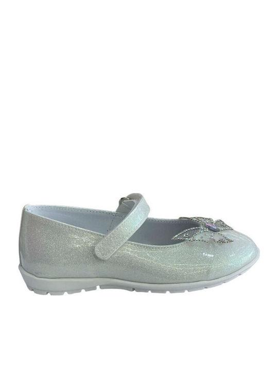 Ricco Mondo Kids Ballerinas with Hoop & Loop Cl...