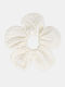 Sergent Major Kids White Scrunchy Hair Tie