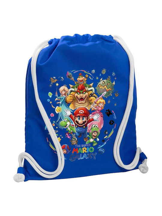 Koupakoupa Mario Galaxy Kids Bag Pouch Blue 48x40cm