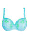 Light Blue Minimizer Bra Without Padding With Underwire