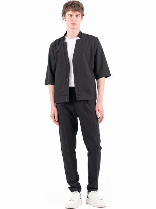 Vittorio Artist Short Sleeve Shirt Black