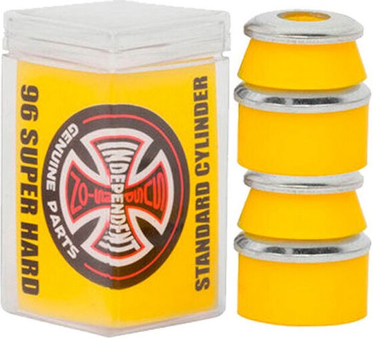 Independent Skateboard Bushings Indy Bushings Standard Cylinder Super Hard 96 Yellow-ind-tkh-0103-yellow