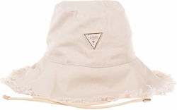 Guess Καπέλο Bucket Μπεζ