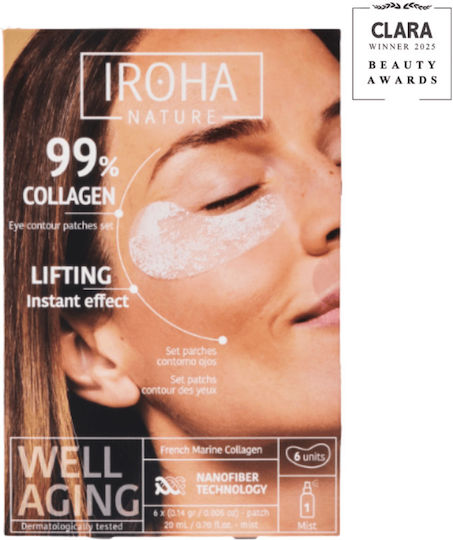 Iroha Nature Eye Patches 6 Pieces x 20ml