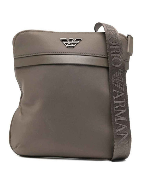 Emporio Armani Ανδρική Τσάντα Ώμου / Χιαστί Μπεζ