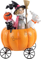 Κολοκύθα Μαγισσούλα Halloween Πολυρεζίν 17,5x15x22cm A24574 Κολοκύθα Μαγισσούλα Halloween Πολυρεζίν 17,5x15x22cm A24574
